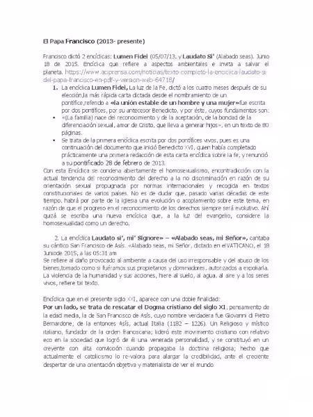 enciclicas-del-papa-francisco