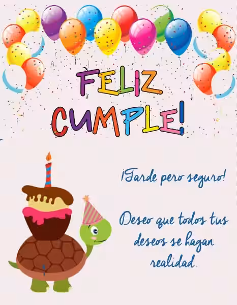 ¡Feliz cumpleaños atrasado, amiga!
