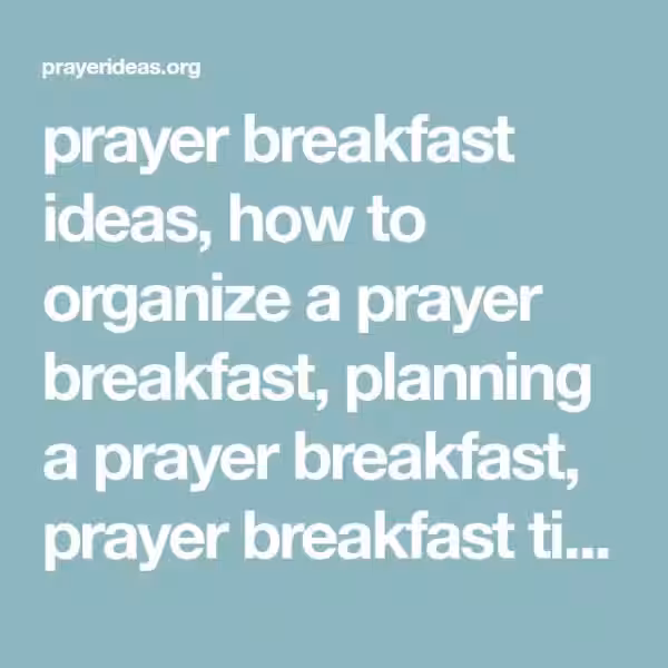ideas-for-prayer-breakfast