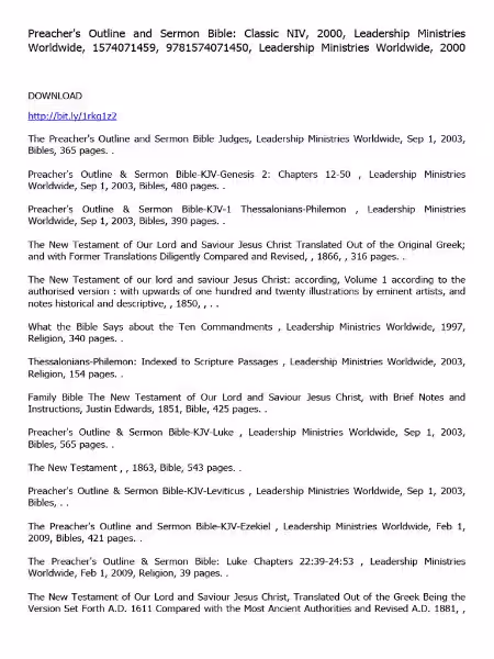 preachers-bible-sermon-outlines